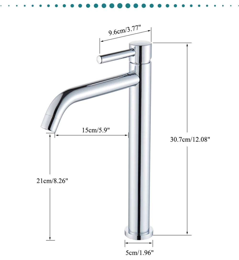 Rubinetto con miscelatore per lavabo