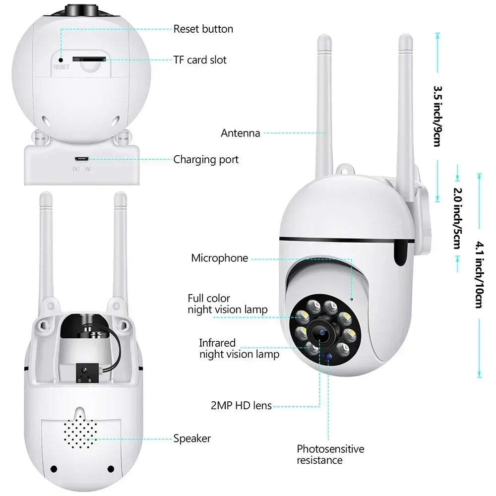 Telecamere 2.4G 1080P Wifi Pegatah