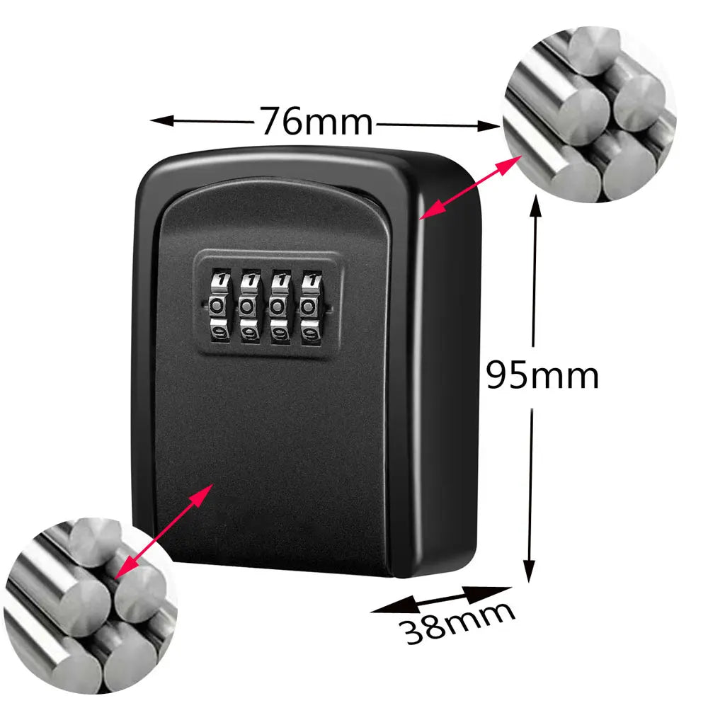 Scatola di sicurezza portachiavi con combinazione