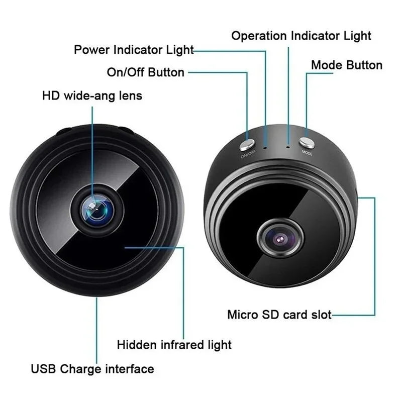 Mini telecamera WiFi A9