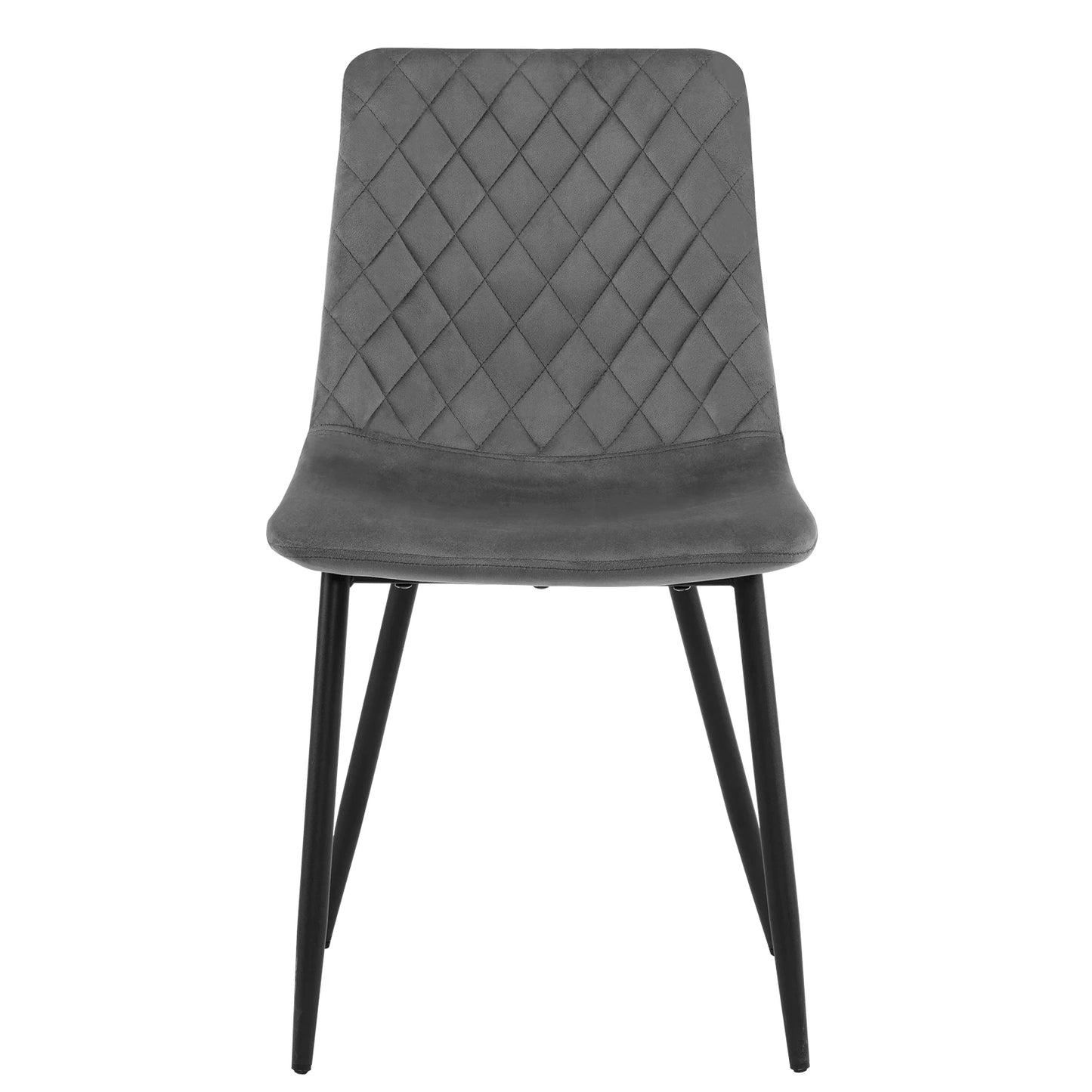 Set di sedie design scandinavo 4 pezzi Velvet