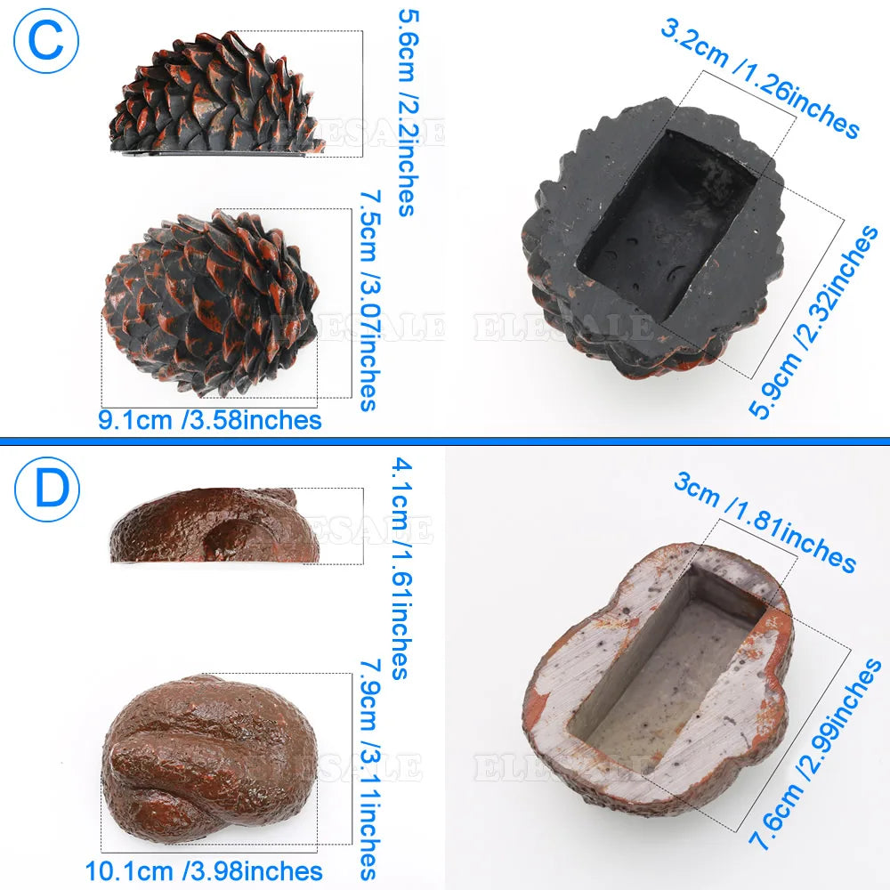 Scatola di sicurezza portachiavi mimetica