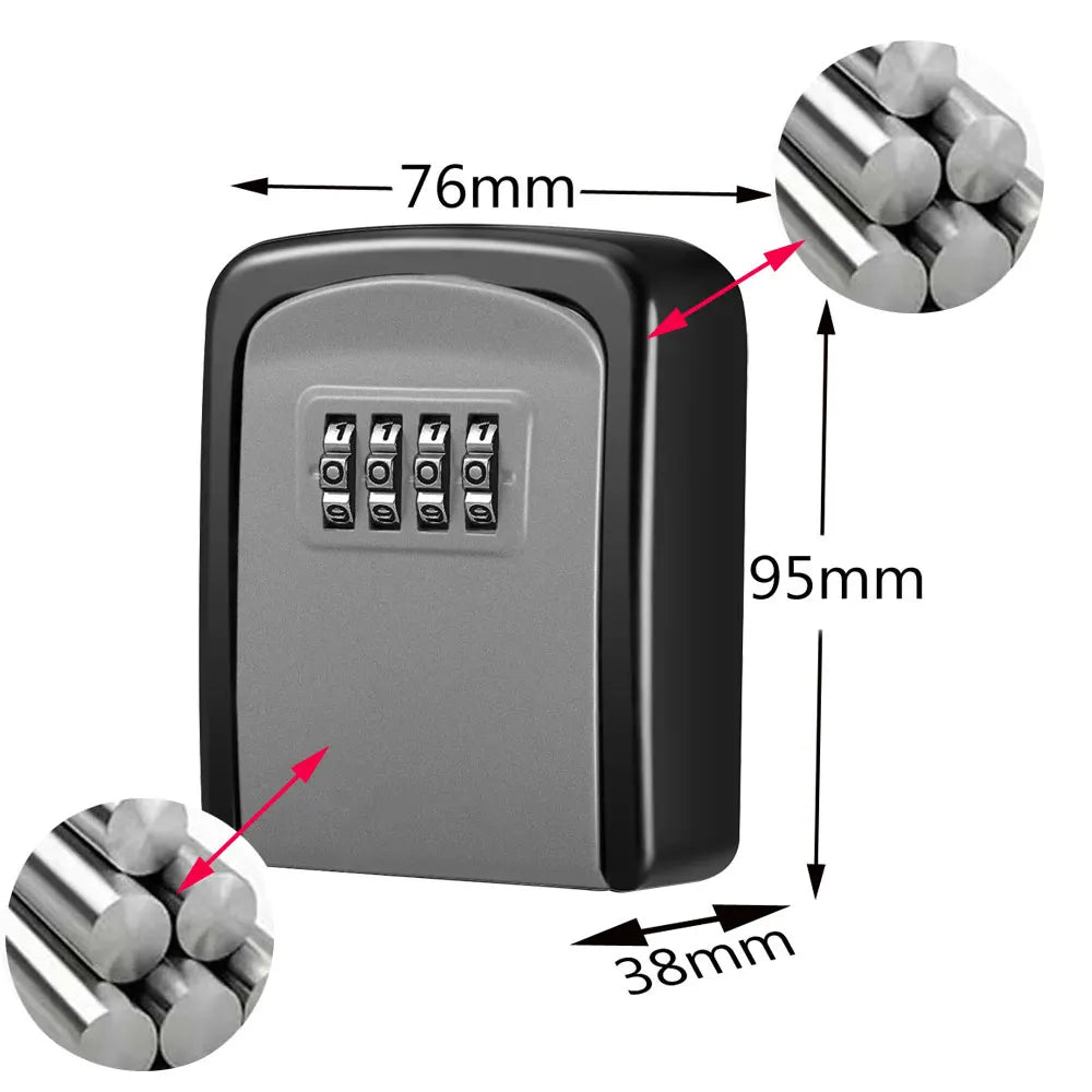 Scatola di sicurezza portachiavi con combinazione