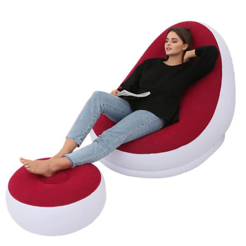 Poltrona relax gonfiabile in pvc