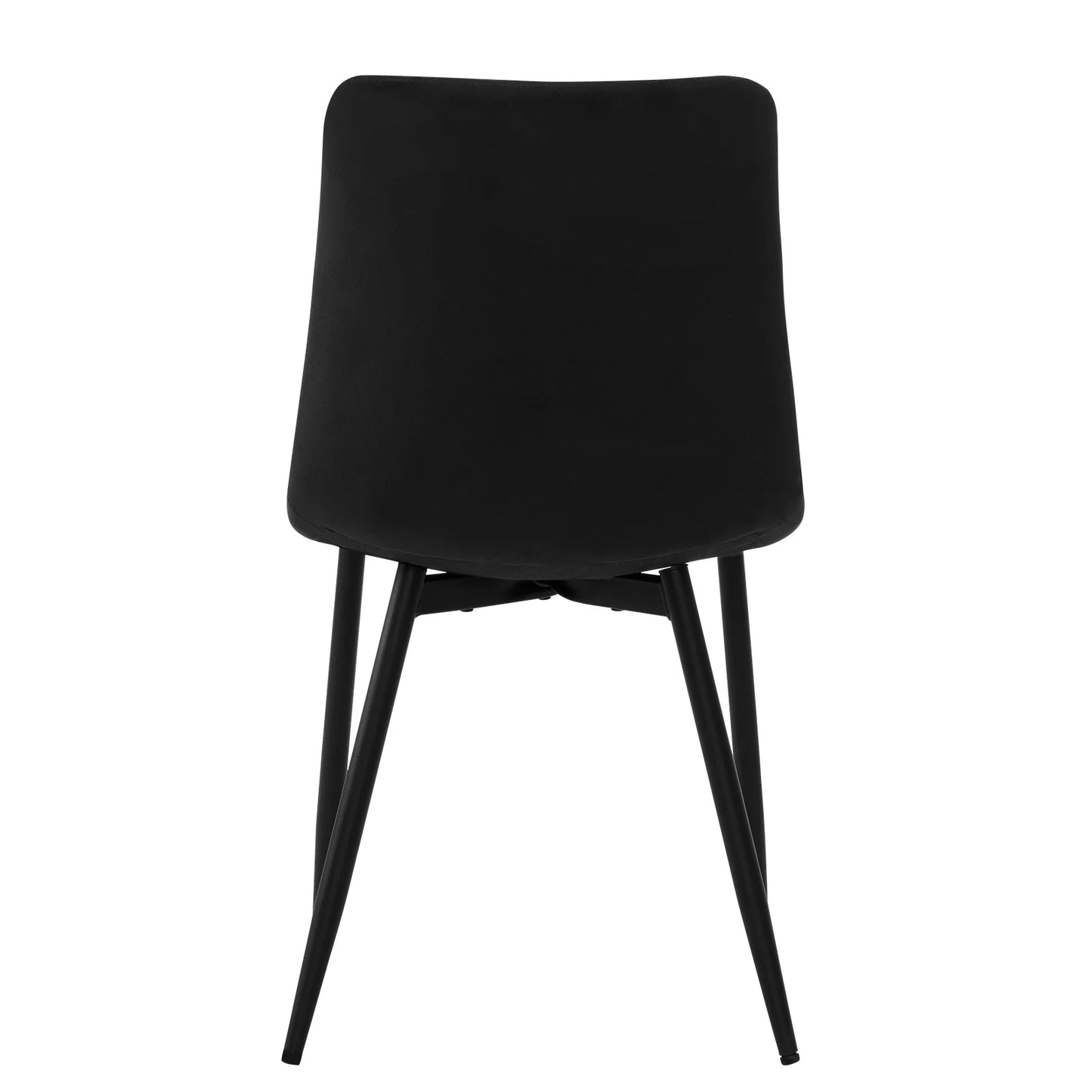 Set di sedie design scandinavo 4 pezzi Velvet