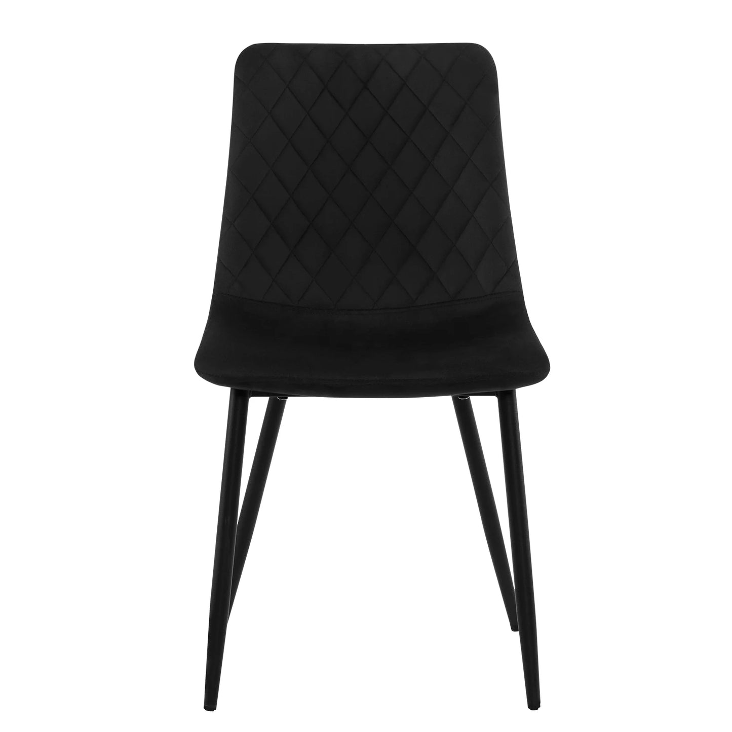 Set di sedie design scandinavo 4 pezzi Velvet