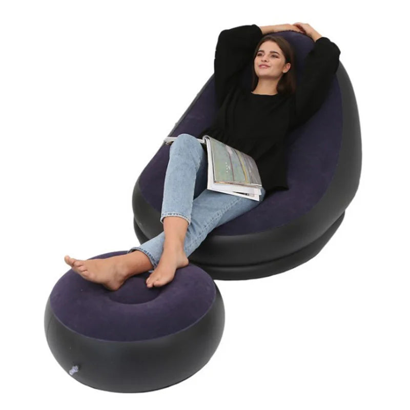 Poltrona relax gonfiabile in pvc