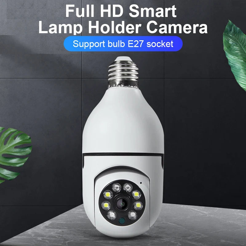 Lampadina Telecamera Wifi PTZ E27 Amzwn