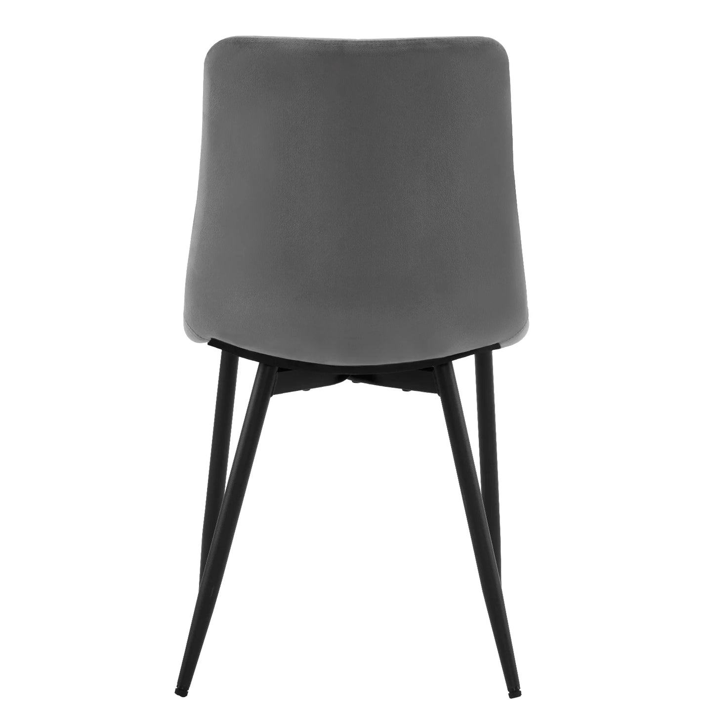 Set di sedie design scandinavo 4 pezzi Velvet